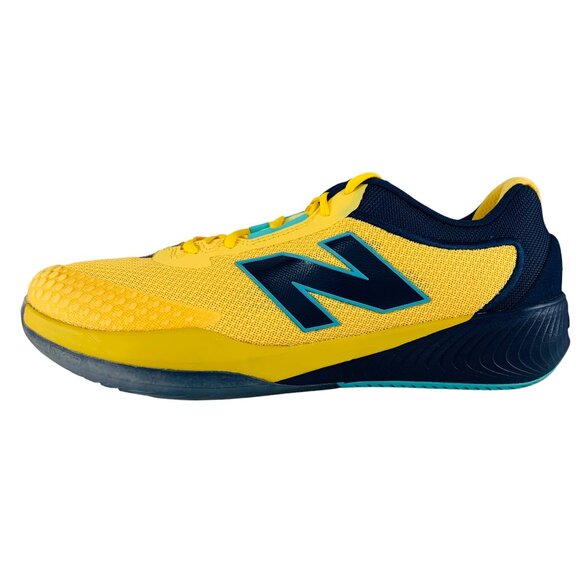New Balance FuelCell 996v6 NB Navy Gold Men's Tennis Pickleball Shoes MCH996I6 - Picture 1 of 10
